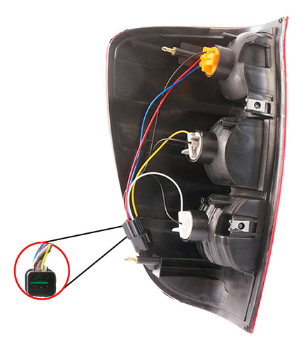 Imagen 2 de 7 de Farol Trasero Derecho Para Great Wall Wingle 5 2.0 2012-19