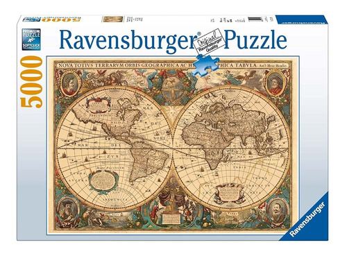 Rompecabezas Mapa Antiguo Ravensburger 5000 Piezas