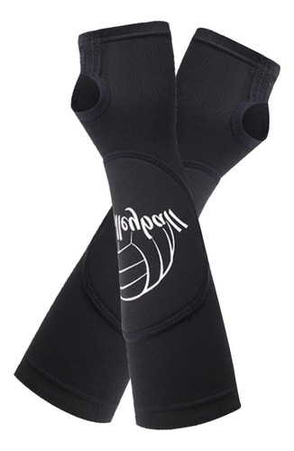 Mangas De Brazo De Voleibol, Mangas De Antebrazo Xl Negro