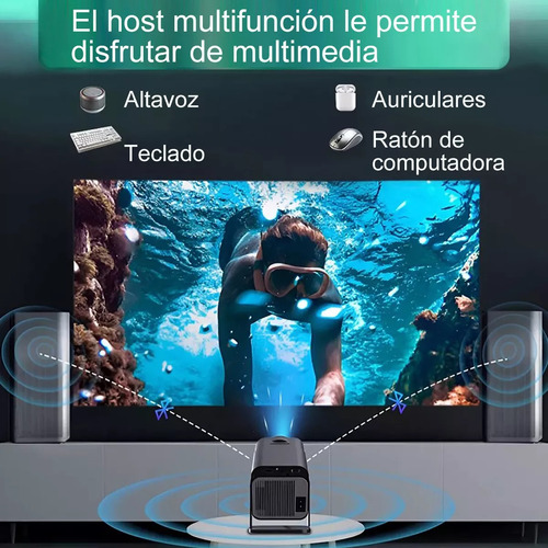Proyector Karen 4k Android 11 Wifi6 12000lm