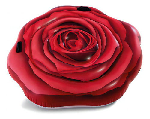 Colchoneta Flotador Inflable Rosa 137x132 Intex 24150/0 Mm Color Rojo