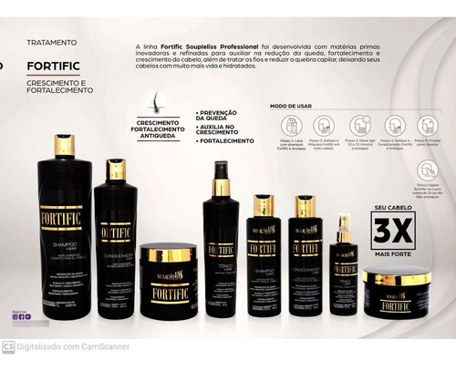 Shampoo Antiqueda E Crescimento Fortific Soupleliss 1l