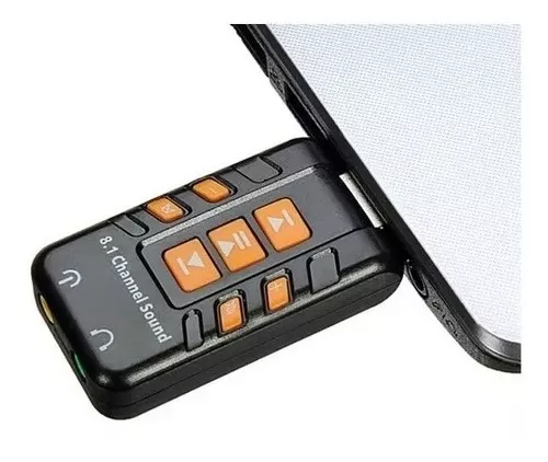 Tarjeta de sonido USB, tarjeta de sonido externa para laptop, tarjeta de  sonido HD de 24 bits de 192 kH con perilla de ganancia para PC, teléfonos