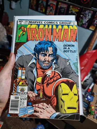 Cómic Iron Man 128 Original En Ingles Firmado Por Michelinie