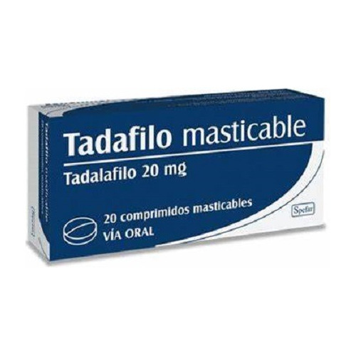 Tadafilo X 20 Comp. Masticable(simil Talis, Tadamax, Cialis)