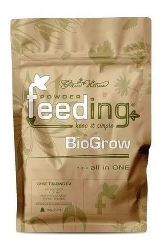 Feeding Bio Grow 125 G Green House Orgánico Crecimiento Vege