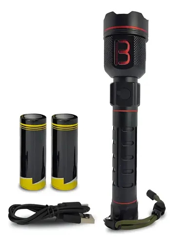 Lanterna Tática Militar Led Potente Bmax P90 Profissional