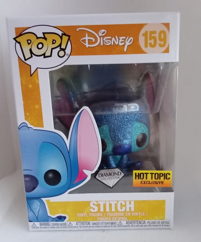 Funko Pop Stitch Diamind Collection, Hot Topic Exclusivo.