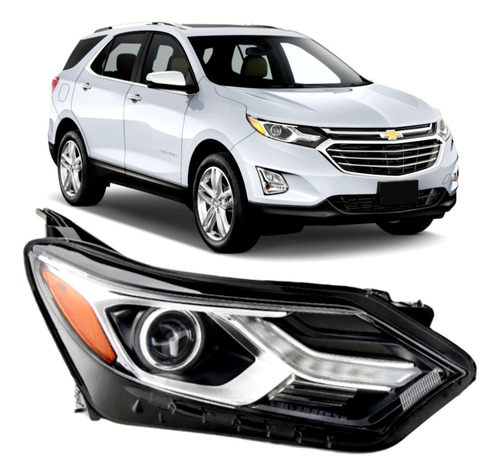 2018-2019-2020 Chevrolet Equinox Faro Foco Unida Led Nueva!!