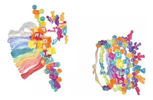 Kit De Miçangas Para Bijuteria Infantil Top Trend Dm Toys