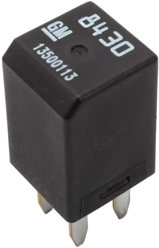 Gm Genuine Parts D1777c - Relé Multiusos Negro