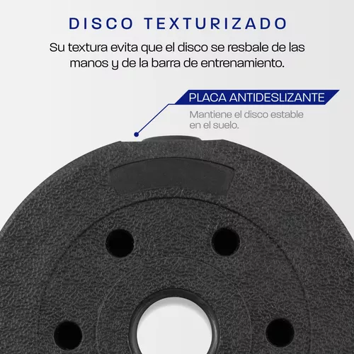 Set Mancuernas Altera Barra Ajustable 20kg Total Pesas Disco