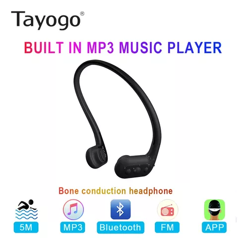 Tayogo Auriculares de conducción ósea Resistentes al Agua