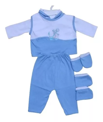 Kit roupa bebê reborn menino