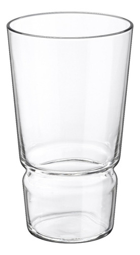 Brera Juego De 6 Vasos De Vidrio De 420 Ml. Color Transparente