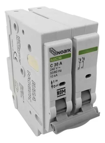 Interruptor Termomagnético 2 Polos 30 Amp Iusa