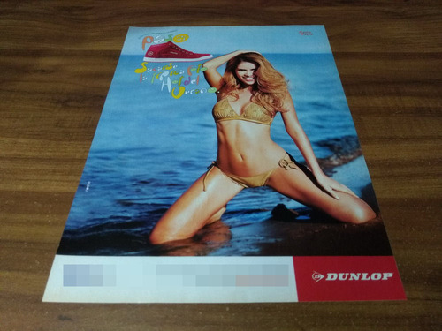 (pi264) Publicidad Zaira Nara * Dunlop (Usado)
