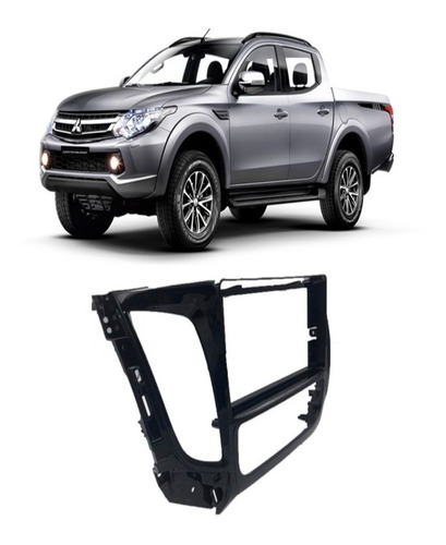 Moldura 2 Din 9 Pol Mitsubishi L200 Triton 2016 A 2020