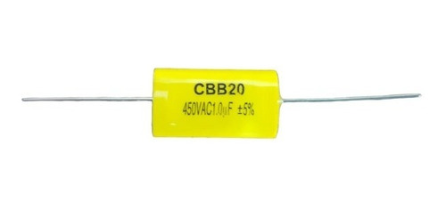 Capacitor Axial Plaqueta Aire Acondicionado  1uf 400vc