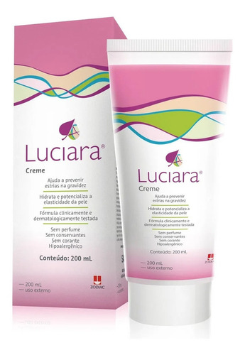 Creme Luciara De Trat Preventivo Contra As Estrias 200ml