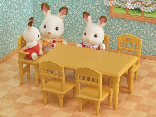 Mesa De Comedor De Juguete Sylvanian Families