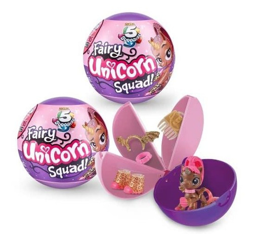 5 Sorpresa Unicorn Squad Fairy Tails Serie 3 - Paquete De 2 