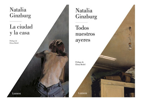 2 Libros Natalia Ginzburg Todos Ayeres + Ciudad Casa Lumen