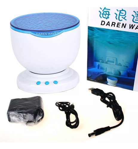 Proyector De Luz Led Relajante Sensorial, Juguete, Azul N