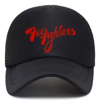 Comprar Gorra Trucker Foo Fighters Rojo  Logo Estampado Vinilo 