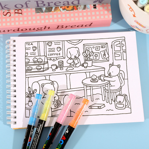 2 Pzas Libro Bobbie 48 Pgs Graffiti Para Colorear