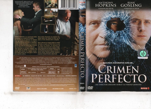 Crimen Perfecto - Dvd Original - Buen Estado