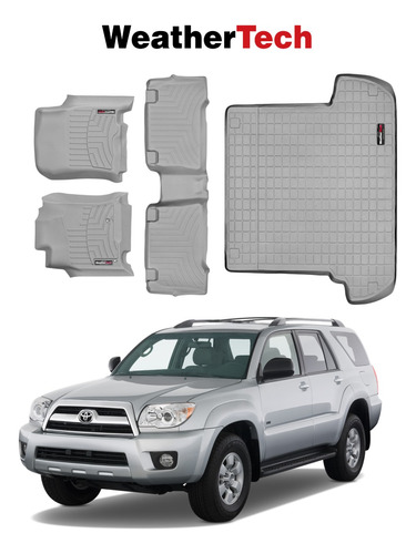 Alfombras Weathertech 4runner 2003-2009 Gris 