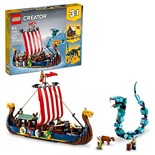 El Barco Vikingo 3 En 1 De Lego Creator Y La Serpiente De Mi