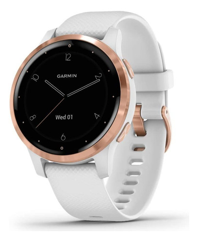 Reloj Inteligente Garmin Vivoactive 4s, Con Gps, Blanco