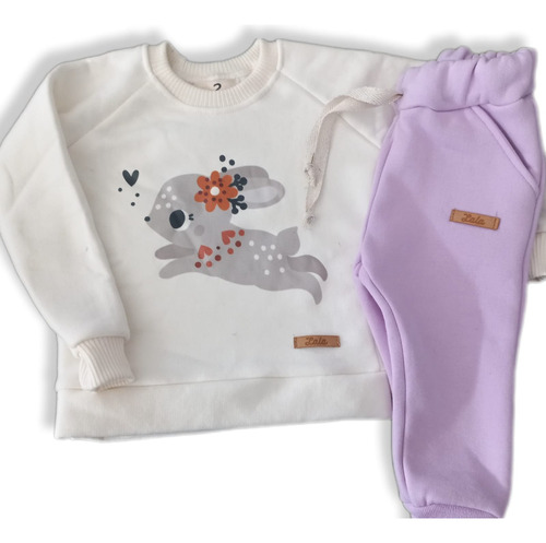 Conjunto Buzo Y Jogging Algodon Friza Premium 12m A 3años