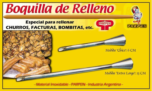Imagen 4 de 5 de Boquilla De Relleno Chica 6cm Parpen