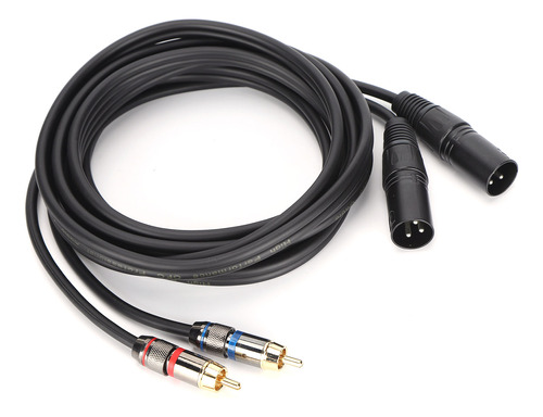 Cable De Instrumento Jorindo Para Micrófono Dual Xlr A Adapt