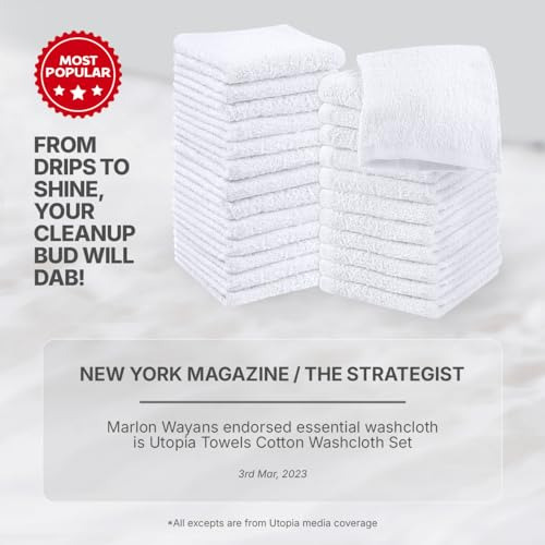 Juego De Toallas De Lavado De Algodón De Utopia Towels - 100