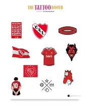 Comprar Tattoos Temporales Independiente X10 Tattoos