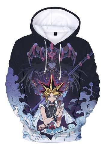 Anime Yu-gi-oh! Sudaderas Con Capucha Casuales Con Estampado