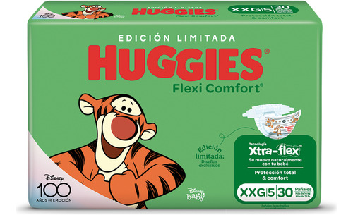 Imagen 2 de 2 de Pañales Huggies Flexi Comfort Jumbo Xxg Ed Limitada