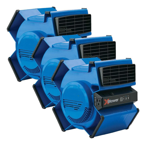 Ventilador Alta Velocidad Versátil, Mxwbs-003, 3pzas, 628 M³