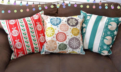 Cojines Navideños Varios Diseños Modernos
