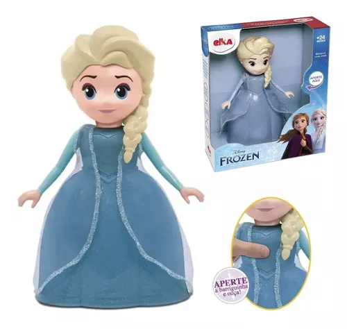 Disney Frozen Boneca Mini Anna ou Elsa 9cm 