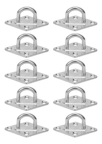 10 Piezas M5 4 Agujeros Placa De Ojo En Forma De Diamante 30