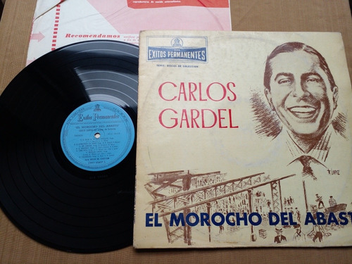 Vinilo Carlos Gardel El Morocho Del Abasto Odeón Microsurco 