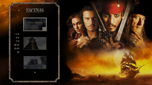 Piratas Del Caribe 1-2-3-4-5 / 4k Uhd 5xbd25 Latino