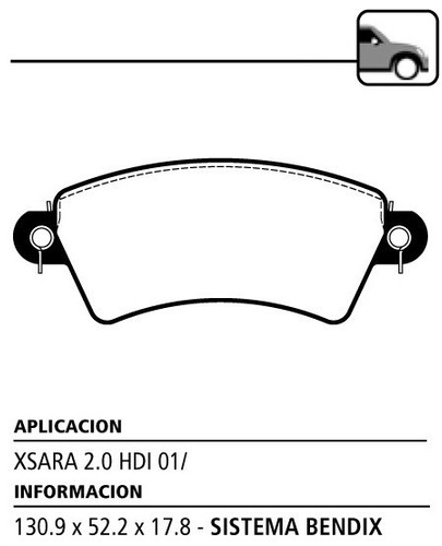 Pastillas De Freno Delanteras Litton P/ Peugeot 306 90-00