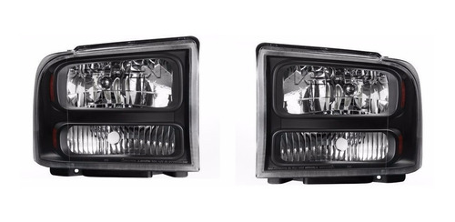 Juego Faro Ford Super Duty  Harley  2005 - 2007 Negro Fca