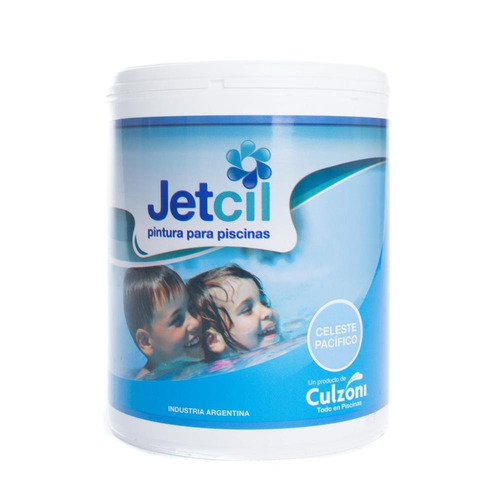 Pintura Para Piscinas Jetcil Celeste Pacifico Por 1 Litro
